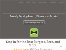 Tablet Screenshot of fatpatsbarandgrill.com